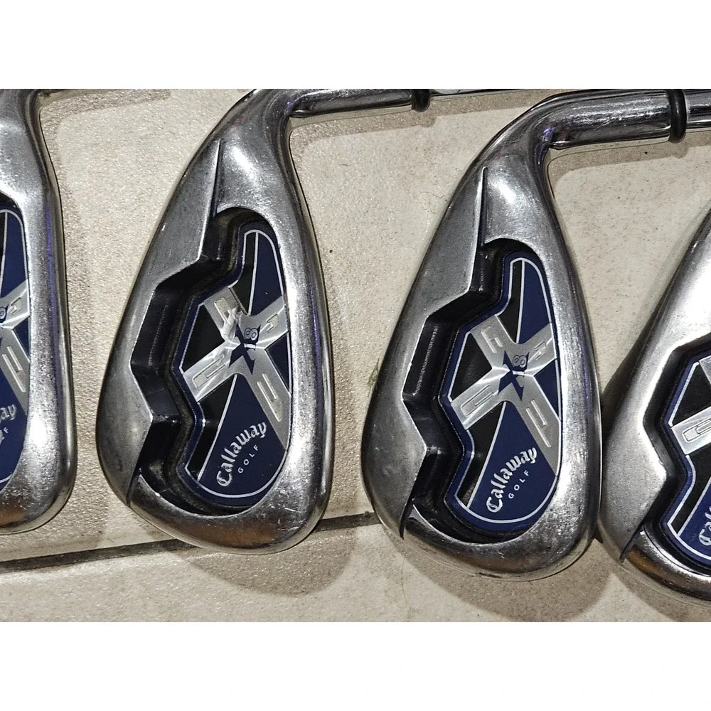 Callaway X18 Iron Set 4-pw With Uniflex With Good Grips 6 Clubs